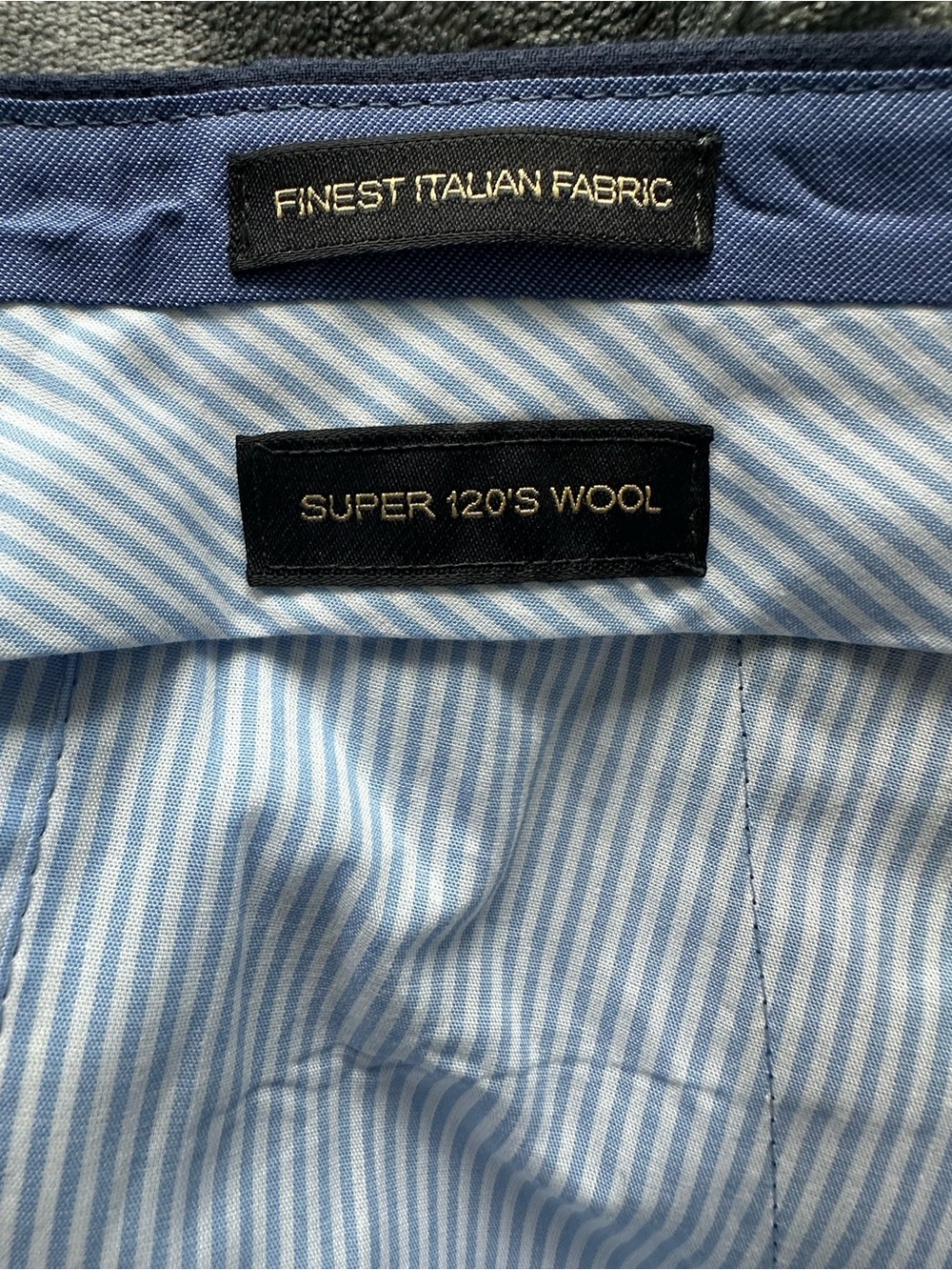 Massimo Dutti Men’s Navy Super 120’s Wool Dress Pants Size 31 NWT - Picture 8 of 16